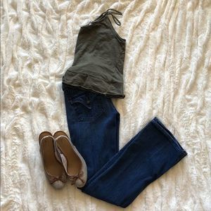 Hudson jeans back pocket flap bootcut